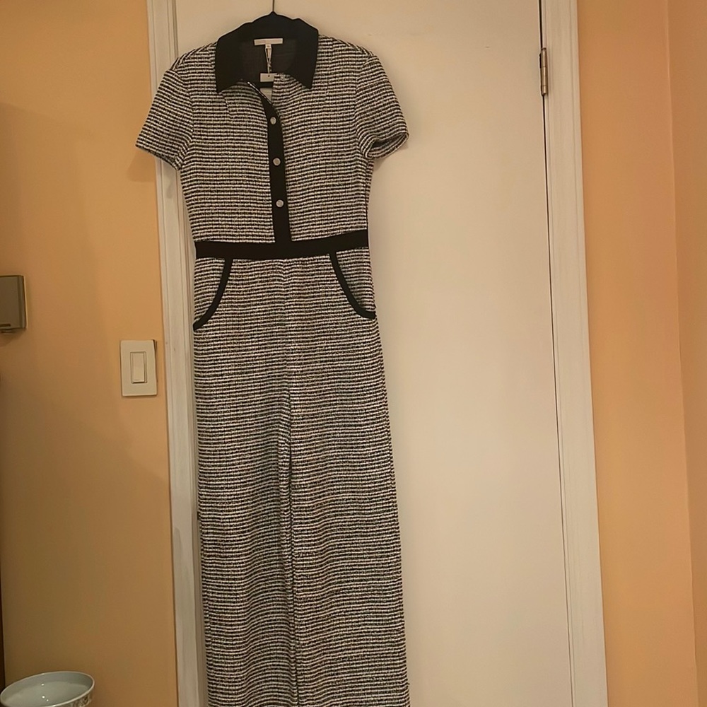NWT Maje Tweed Jumpsuit